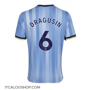 Tottenham Hotspur Radu Dragusin #6 Seconda Maglia 2024-25 Manica Corta